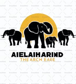 Herde afrikanischer Elefanten